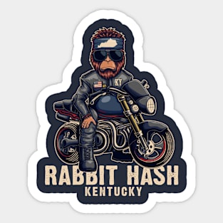 Rabbit Hash Motorcycle Sticker